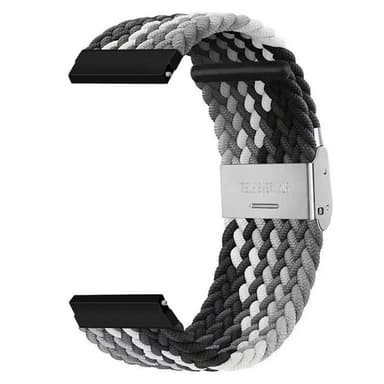Flätat klockarmband Garmin Approach S50 - Svart/vit