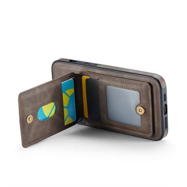 DG-Ming Magking K1 2i1 fodral iPhone 12 Pro Max - Coffee