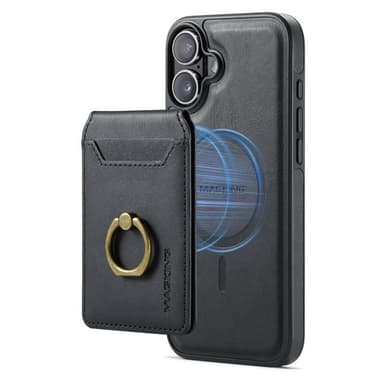 DG-Ming Magking K1 2i1 fodral iPhone 16 - Svart