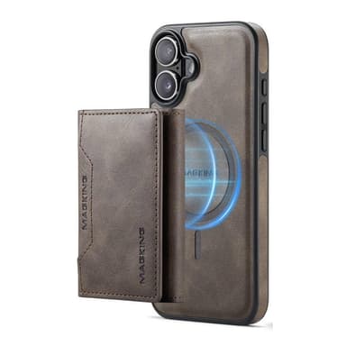 DG-Ming Magking K2 2i1 fodral iPhone 16 - Coffee