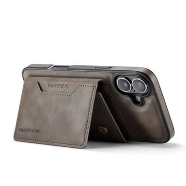 DG-Ming Magking K2 2i1 fodral iPhone 16 - Coffee
