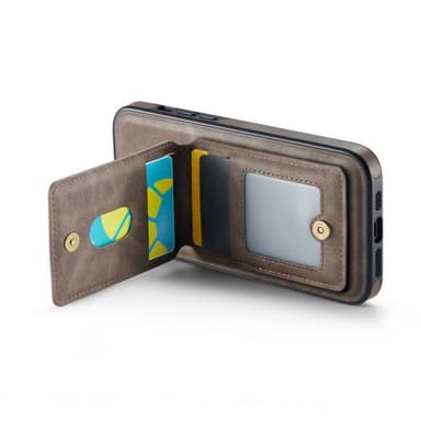 DG-Ming Magking K1 2i1 fodral iPhone 14 - Coffee