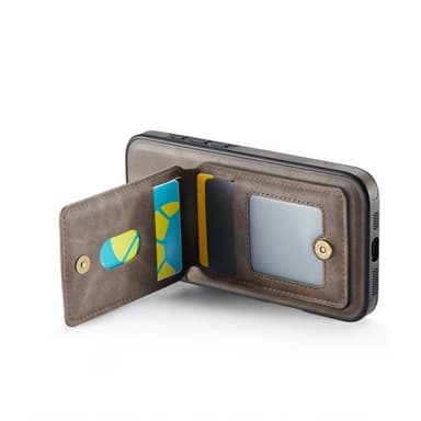DG-Ming Magking K1 2i1 fodral iPhone 16 Plus - Coffee
