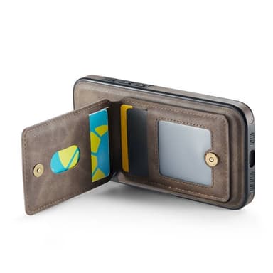 DG-Ming Magking K1 2i1 fodral iPhone 16 Pro Max - Coffee