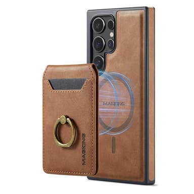 DG-Ming Magking K1 2i1 fodral Samsung Galaxy S24 Ultra - Brun