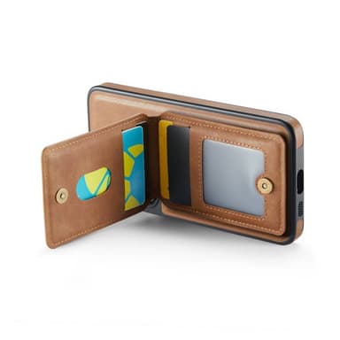 DG-Ming Magking K1 2i1 fodral Samsung Galaxy S24 - Brun
