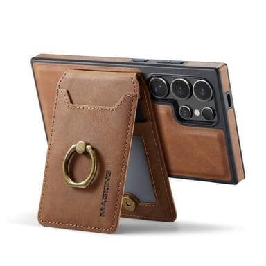 DG-Ming Magking K1 2i1 fodral Samsung Galaxy S24 Ultra - Brun