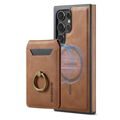 DG-Ming Magking K1 2i1 fodral Samsung Galaxy S23 Ultra - Brun