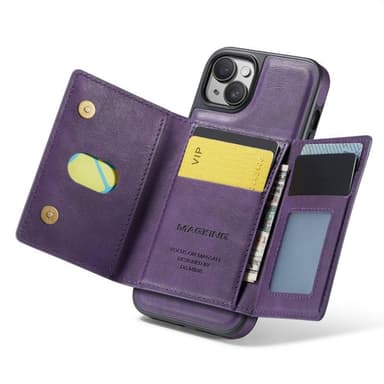 DG-Ming Magking K2 2i1 fodral iPhone 14 - Lila