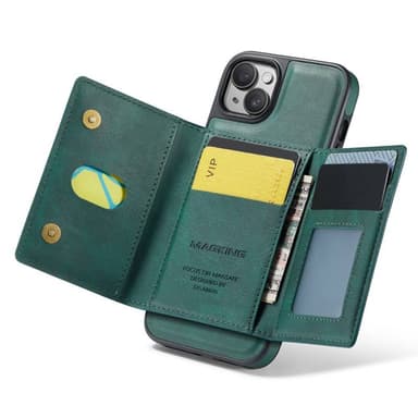 DG-Ming Magking K2 2i1 fodral iPhone 15 Plus - Petrol