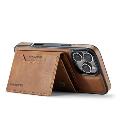 DG-Ming Magking K2 2i1 fodral iPhone 16 Pro Max - Brun
