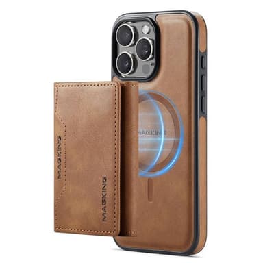 DG-Ming Magking K2 2i1 fodral iPhone 16 Pro Max - Brun