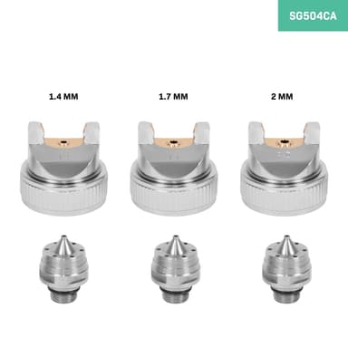 VONROC PRO Lackspruta – 600ml – HVLP design | inkl. 3 munstycken