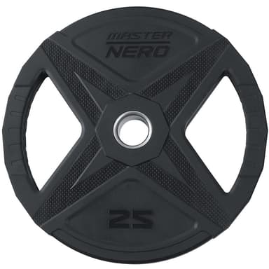 Master Fitness Nero Rubber Plate, Viktskivor gummerade 25 kg