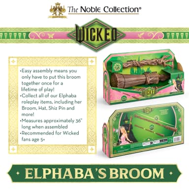 Noble Collection Wicked Broom leksak (Elphaba)