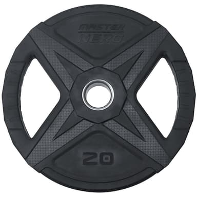 Master Fitness Nero Rubber Plate, Viktskivor gummerade 20 kg