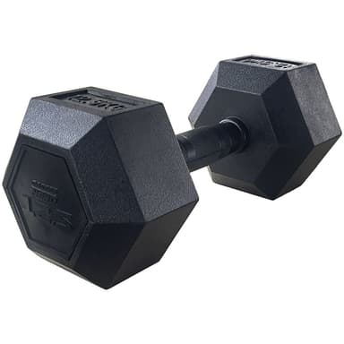 Master Fitness Nero Rubber Coated Hex, Hex hantlar 12,5 kg