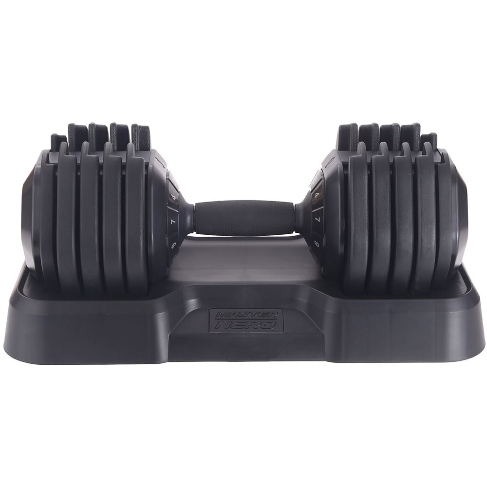 Master Fitness Nero Adjustable Dumbbell 25 kg (Par), Justerbara Hantlar