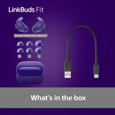 Sony LinkBuds Fit True Wireless in ear-hörlurar (lila)