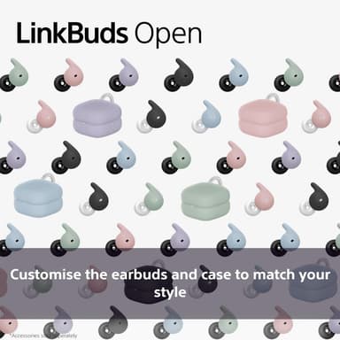 Sony LinkBuds Open True Wireless in ear-hörlurar (lila)