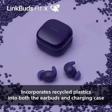 Sony LinkBuds Fit True Wireless in ear-hörlurar (lila)