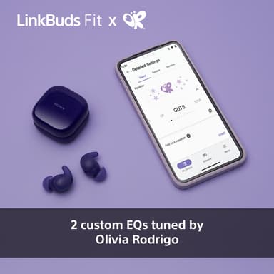 Sony LinkBuds Fit True Wireless in ear-hörlurar (lila)