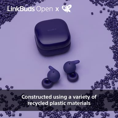 Sony LinkBuds Open True Wireless in ear-hörlurar (lila)