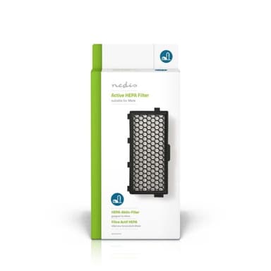 Nedis Ersättnings Active HEPA-filter | Ersättning för: Miele | Svart / Vit