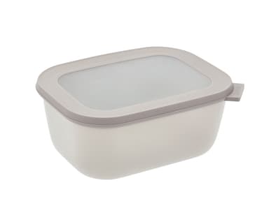 Mepal Rektangulär skål m lock Nordic white