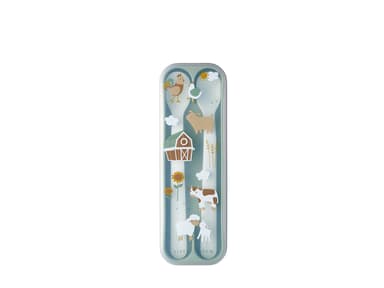Mepal Mio Feeding spoon 16,5 cm 2 pcs Little Farm