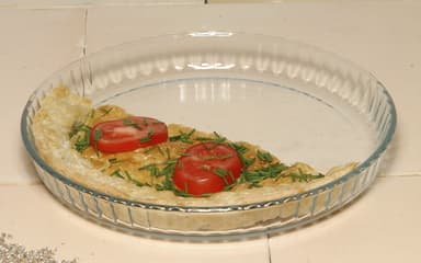 Pyrex Tærtefad Dia. 28 cm Klar
