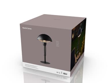 Nordic Sense Tabletop patio heater 1500 watt Black