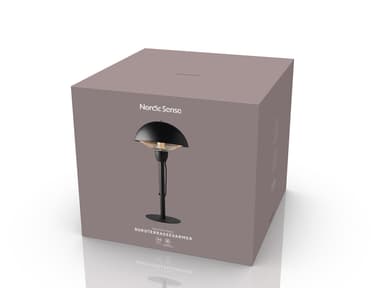 Nordic Sense Tabletop patio heater 1500 watt Black