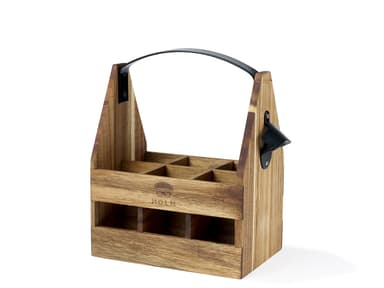 HOLM Beer crate 23,3 x 15,7 x 29,5 cm Acacia wood