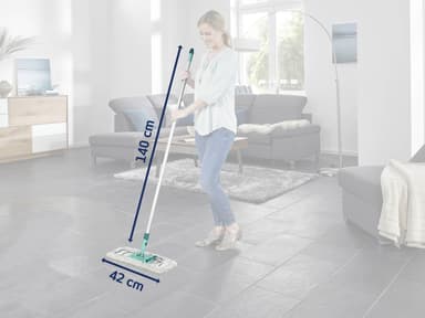 Leifheit Profi XL alu micro duo Gulvvasker hvid/grøn