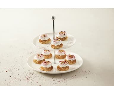 Blomsterbergs Two-tier cake stand Dia. 20 + 27 cm