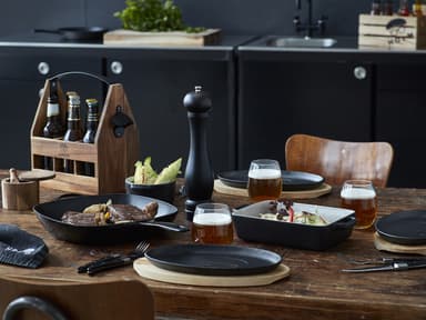 HOLM Beer crate 23,3 x 15,7 x 29,5 cm Acacia wood