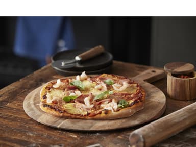HOLM Pizza rolling pin Dia 5 x 50 cm Acacia wood