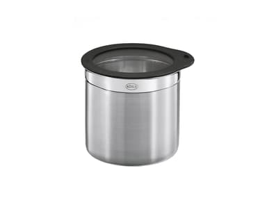 Rösle Förvaringsburk Stål/Svart/Glas