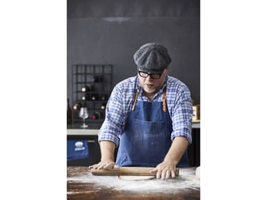 HOLM Pizza rolling pin Dia 5 x 50 cm Acacia wood