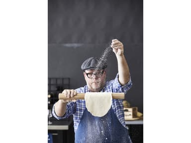 HOLM Pizza rolling pin Dia 5 x 50 cm Acacia wood