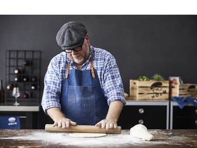 HOLM Pizza rolling pin Dia 5 x 50 cm Acacia wood