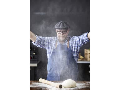 HOLM Pizza rolling pin Dia 5 x 50 cm Acacia wood