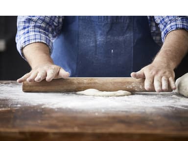 HOLM Pizza rolling pin Dia 5 x 50 cm Acacia wood