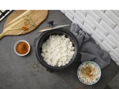 Nordic Sense Rice cooker 1.5 liter Black