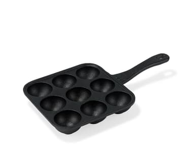HOLM Pancake puffs pan 33 x 19 x 4,6 cm Black
