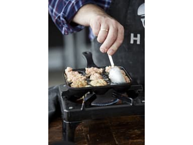 HOLM Pancake puffs pan 33 x 19 x 4,6 cm Black
