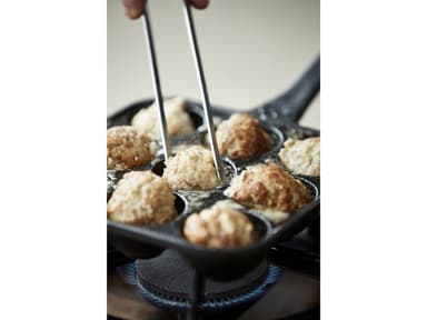HOLM Pancake puffs pan 33 x 19 x 4,6 cm Black