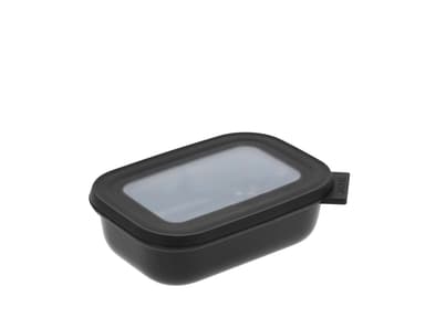Mepal Cirqula Rectangular bowl w.lid 500 ml Black