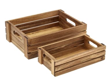 HOLM Box set 2 pcs Acacia wood